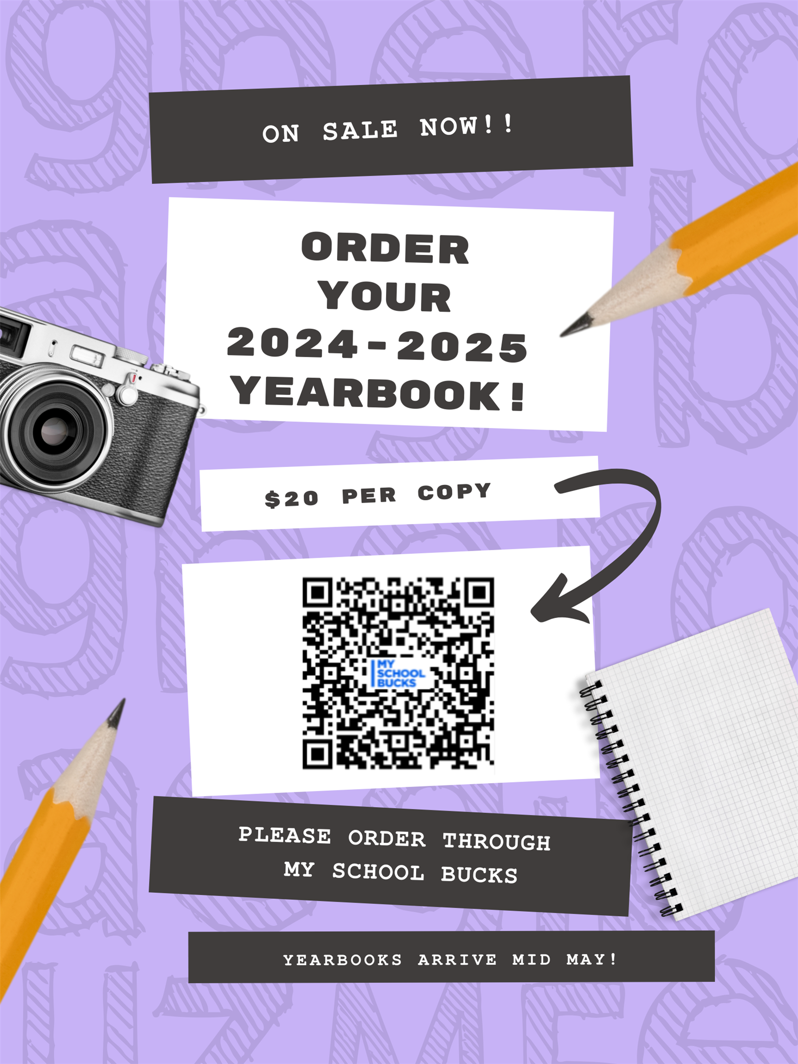  Yearbook Flyer